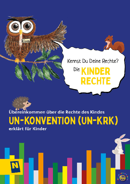 Deckblatt der UN-KRK für Kinder der NÖ kija