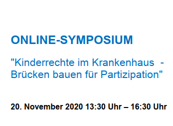 Titel und Zeit des Online-Symposiums